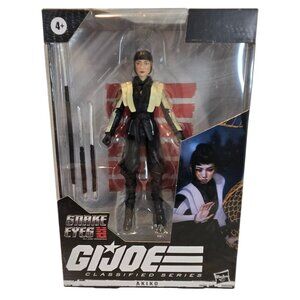Hasbro GI Joe Classified Series Akiko 6” Figure #18 *Mint* Cobra Snake-Eyes NEW